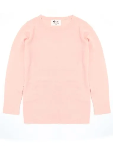 CASHMIRETTA KIDS MANICA LUNGA IN SETA E CASHMERE 