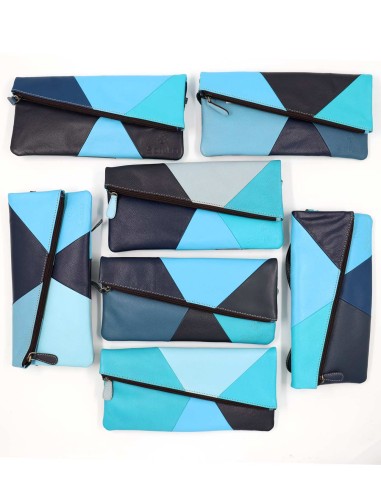 POCHETTE IN PELLE RICICLATA "MILA" 16X29