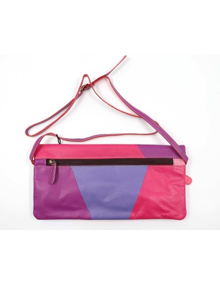 POCHETTE IN PELLE RICICLATA "MILA" 16X29