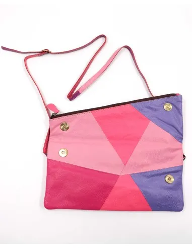 POCHETTE IN PELLE RICICLATA "MILA" 16X29