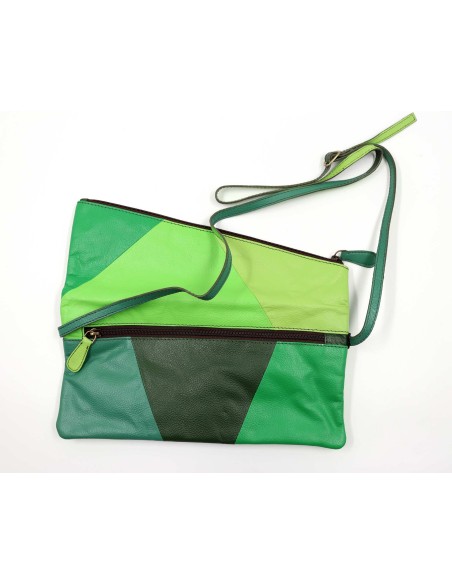 POCHETTE IN PELLE RICICLATA "MILA" 16X29