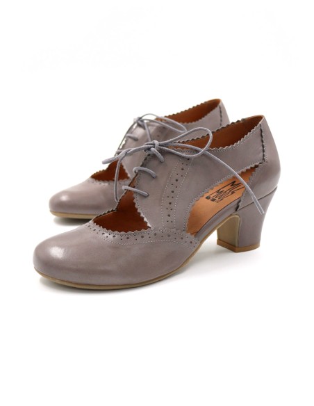 SCARPETTA FRANCESINA VINTAGE IN PELLE "FOXE"