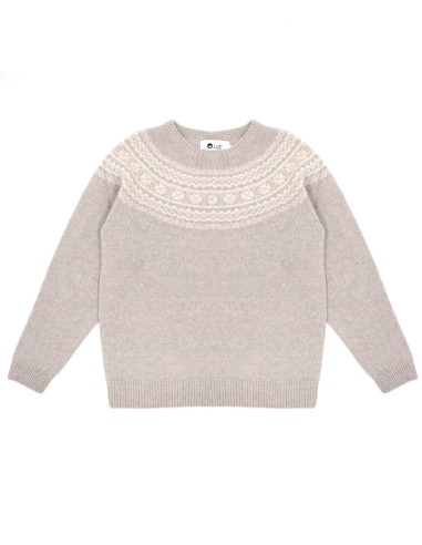 MAGLIONE SCOZZESE IN LANA D'AGNELLO SUPERFINE "IRIS"