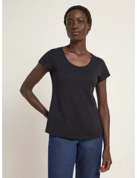 T-SHIRT BASIC MANICA CORTA IN COTONE BIOLOGICO GOTS