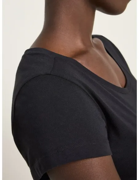 T-SHIRT BASIC MANICA CORTA IN COTONE BIOLOGICO GOTS