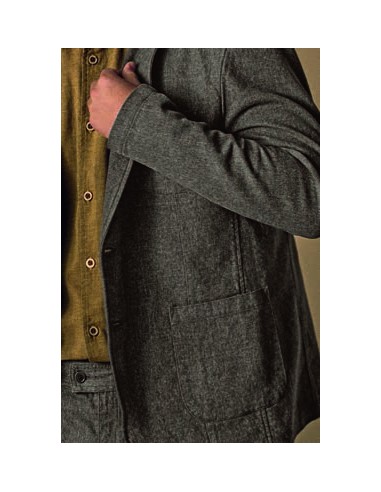 GIACCA IN CANAPA E COTONE BIOLOGICO "CHECK"