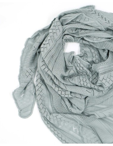 STOLA TRIANGOLARE  IN COTONE BIOLOGICO "VANESSA"