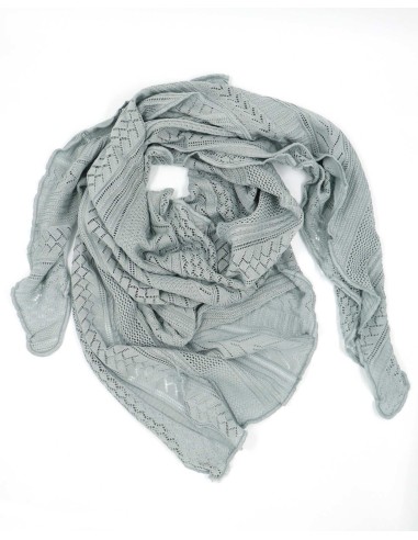 STOLA TRIANGOLARE  IN COTONE BIOLOGICO "VANESSA"