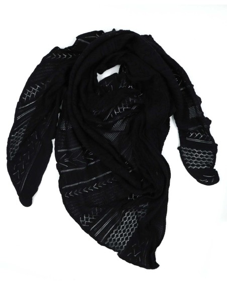 STOLA TRIANGOLARE  IN COTONE BIOLOGICO "VANESSA"