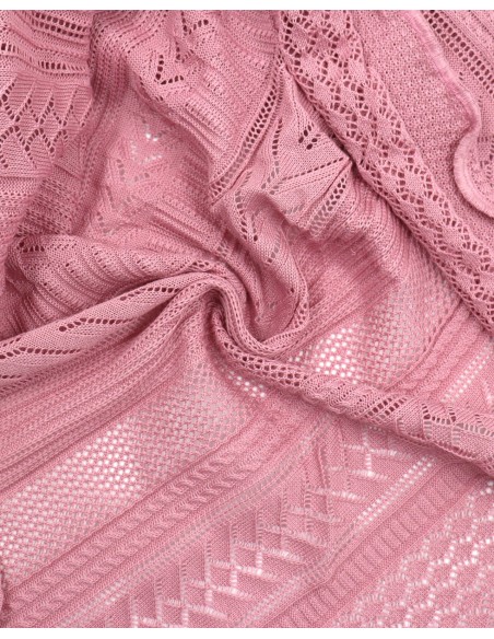 STOLA TRIANGOLARE  IN COTONE BIOLOGICO "VANESSA"