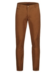 PANTALONE CHINO IN COTONE BIOLOGICO "LASSE" - NOCE