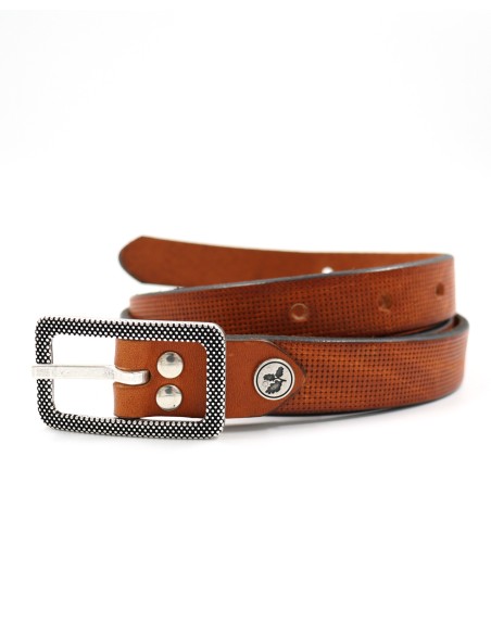 CINTURA DONNA IN CUOIO A CONCIA VEGETALE "ZARINA"