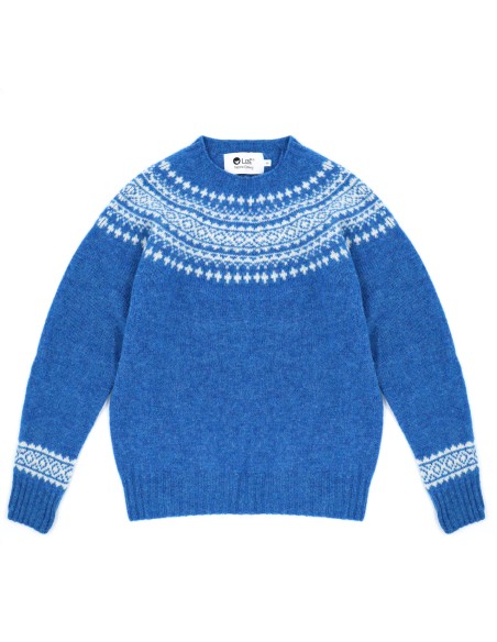 MAGLIONE DONNA IN PURA LANA VERGINE SCOZZESE "YOLK CREW"