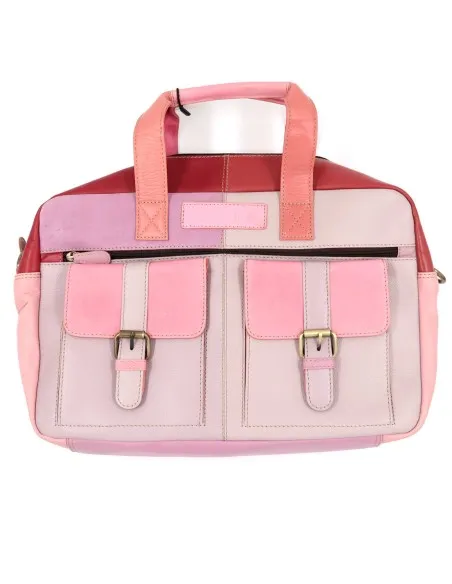 BORSA PORTA PC IN PELLE RICICLATA "MARY" 27X40