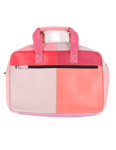 BORSA PORTA PC IN PELLE RICICLATA "MARY" 27X40