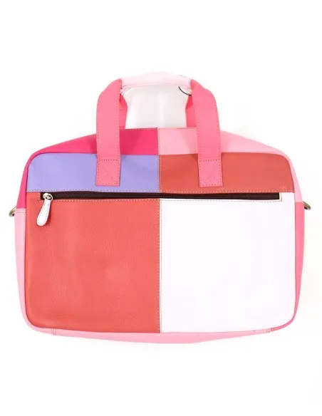 BORSA PORTA PC IN PELLE RICICLATA "MARY" 27X40