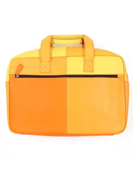 BORSA PORTA PC IN PELLE RICICLATA "MARY" 27X40