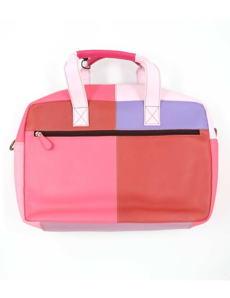 BORSA PORTA PC IN PELLE RICICLATA "MARY" 27X40