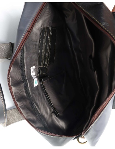 BORSA PORTA PC IN PELLE RICICLATA "MARY" 27X40