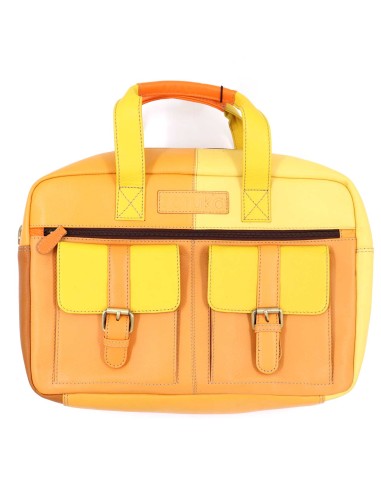 BORSA PORTA PC IN PELLE RICICLATA "MARY" 27X40