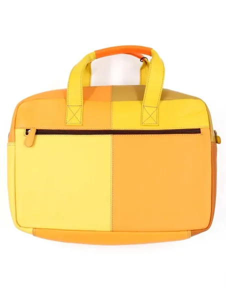 BORSA PORTA PC IN PELLE RICICLATA "MARY" 27X40