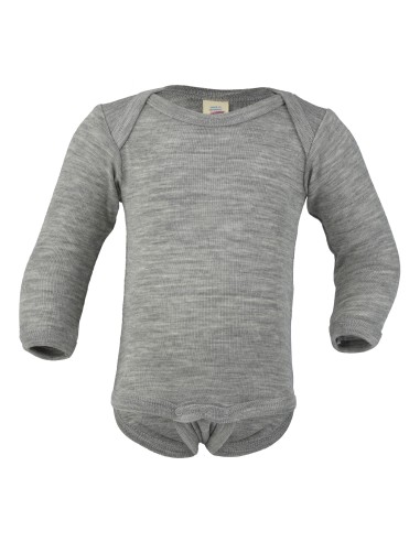 BODY MANICA LUNGA IN LANA-SETA