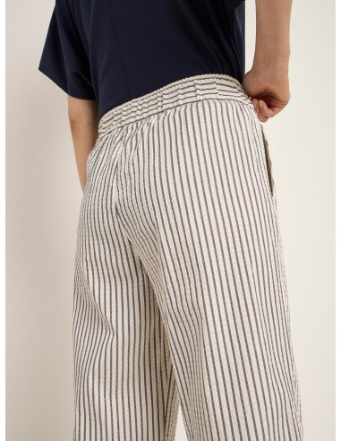 PANTALONE CUOLOTTE IN COTONE E ECOVISCOSA "MANILA"