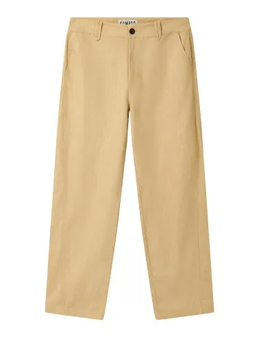 PANTALONE UOMO LINO E COTONE BIOLOGICO "MAKULU"
