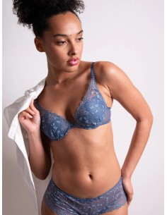 REGGISENO PUSH UP "WHITE NIGHTS" - DENIM