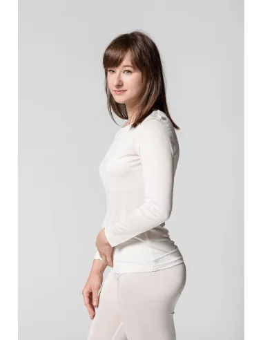 MAGLIA IN PURA SETA  MANICHE LUNGHE