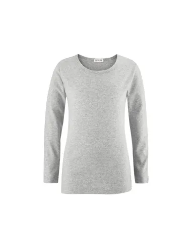 MAGLIA MANICHE LUNGHE IN COTONE BIOLOGICO