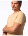 T-SHIRT UOMO SCOLLO V IN CANAPA