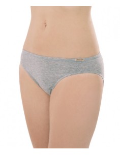 SLIP VITA BASSA IN COTONE BIOLOGICO - GRIGIO SLIP VITA BASSA IN COTONE BIOLOGICO - GRIGIO