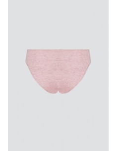 SLIP VITA BASSA IN COTONE BIOLOGICO - ROSA 2