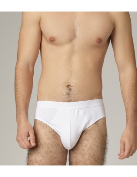 SLIP UOMO IN COTONE BIOLOGICO A COSTINA