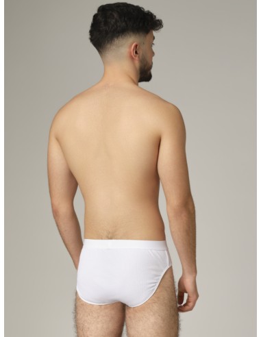 SLIP UOMO IN COTONE BIOLOGICO A COSTINA