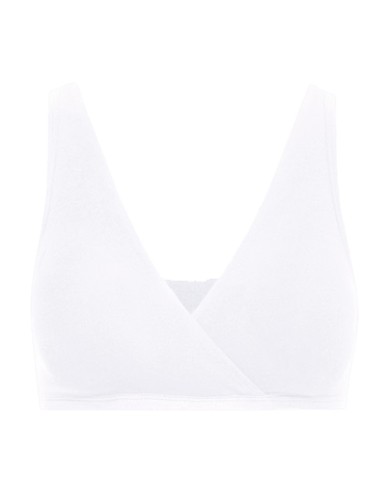 REGGISENO INCROCIATO "MATERNITY" IN COTONE BIOLOGICO