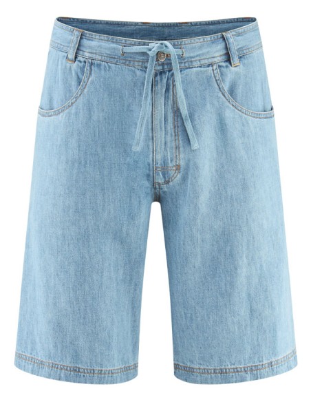 SHORTS UNISEX IN DENIM DI CANAPA