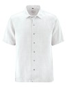 CAMICIA IN 100% CANAPA A MANICA CORTA