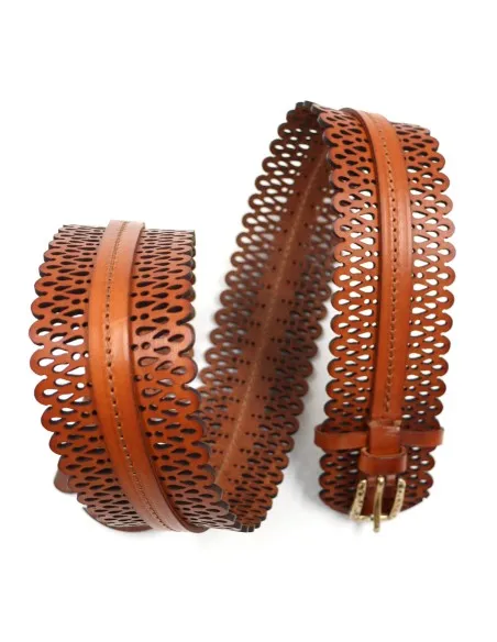 CINTURA ARTIGIANALE IN PELLE NATURALE "ERA"