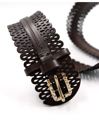 CINTURA ARTIGIANALE IN PELLE NATURALE "ERA"