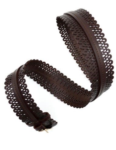 CINTURA ARTIGIANALE IN PELLE NATURALE "ERA"