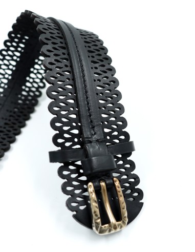 CINTURA ARTIGIANALE IN PELLE NATURALE "ERA"