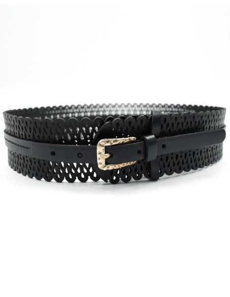 CINTURA ARTIGIANALE IN PELLE NATURALE "ERA"