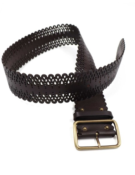 CINTURA ARTIGIANALE IN PELLE NATURALE "LILA"