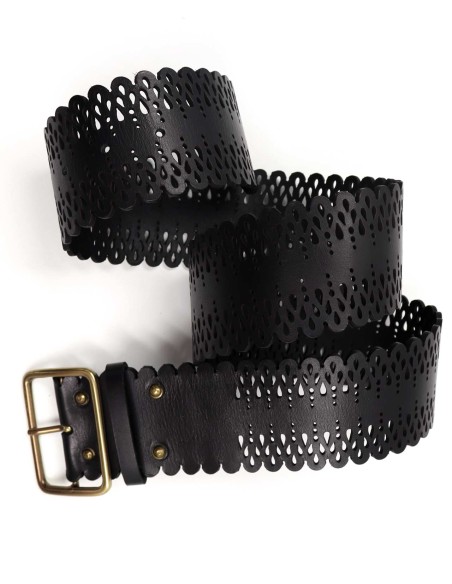 CINTURA ARTIGIANALE IN PELLE NATURALE "LILA"