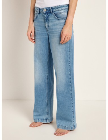 JEANS A PALAZZO IN COTONE BIOLOGICO "MARLENE"