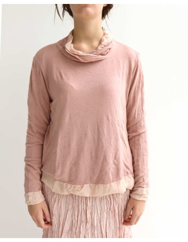 MAGLIA MANICHE LUNGE IN SETA E LANA "WINTO"