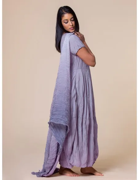 STOLA IN SETA INCRESPATA "SUPER"