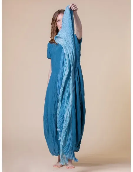 STOLA IN SETA INCRESPATA "SUPER"